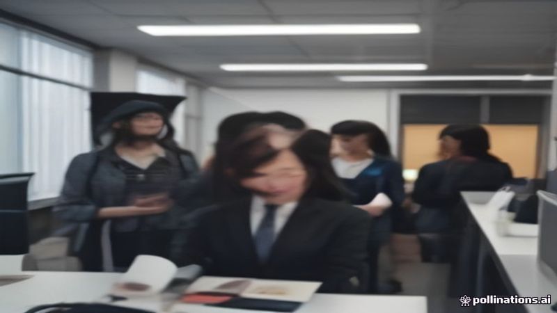 偏见漫画编辑会现场，桌上摊开着写满分镜草稿的稿纸